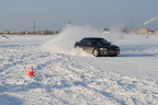 Subaru Impreza WRX на выходе из поворота