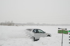 Квалификация, Elliot (Subaru Impreza WRX) атакует бруствер, дубль №1